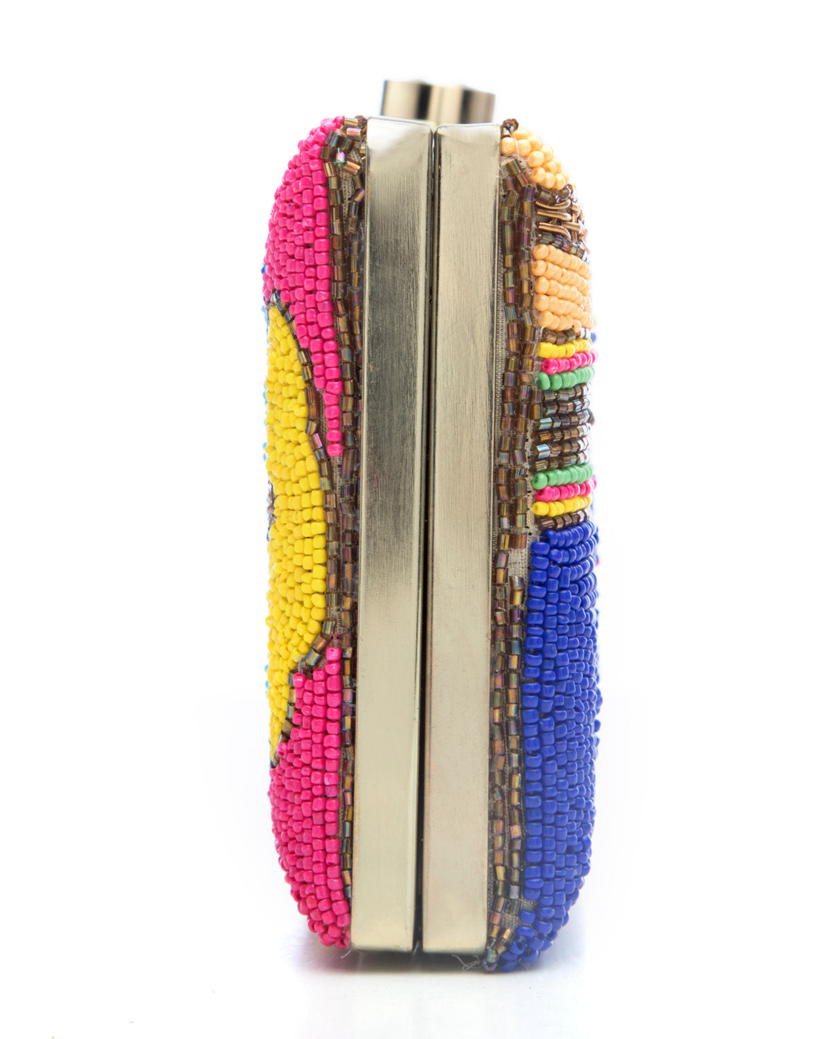 Multi Embroidered Evening Clutch by CERENA Paris — styled