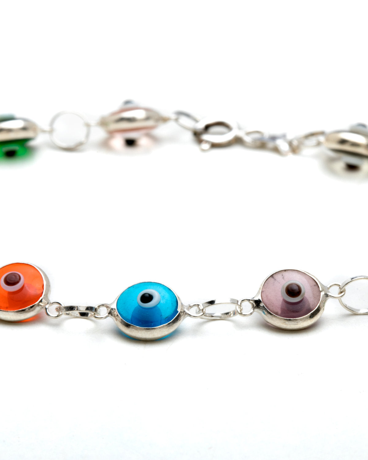Evil Eye Charm Bracelet by CERENA Paris — front view