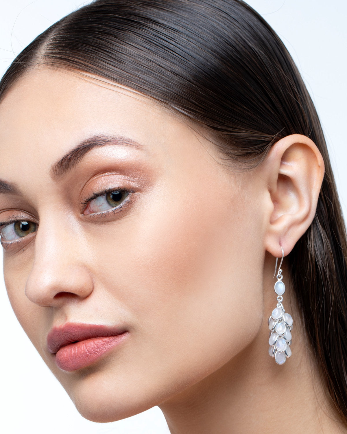 Long Dangle Earrings by CERENA Paris — detail