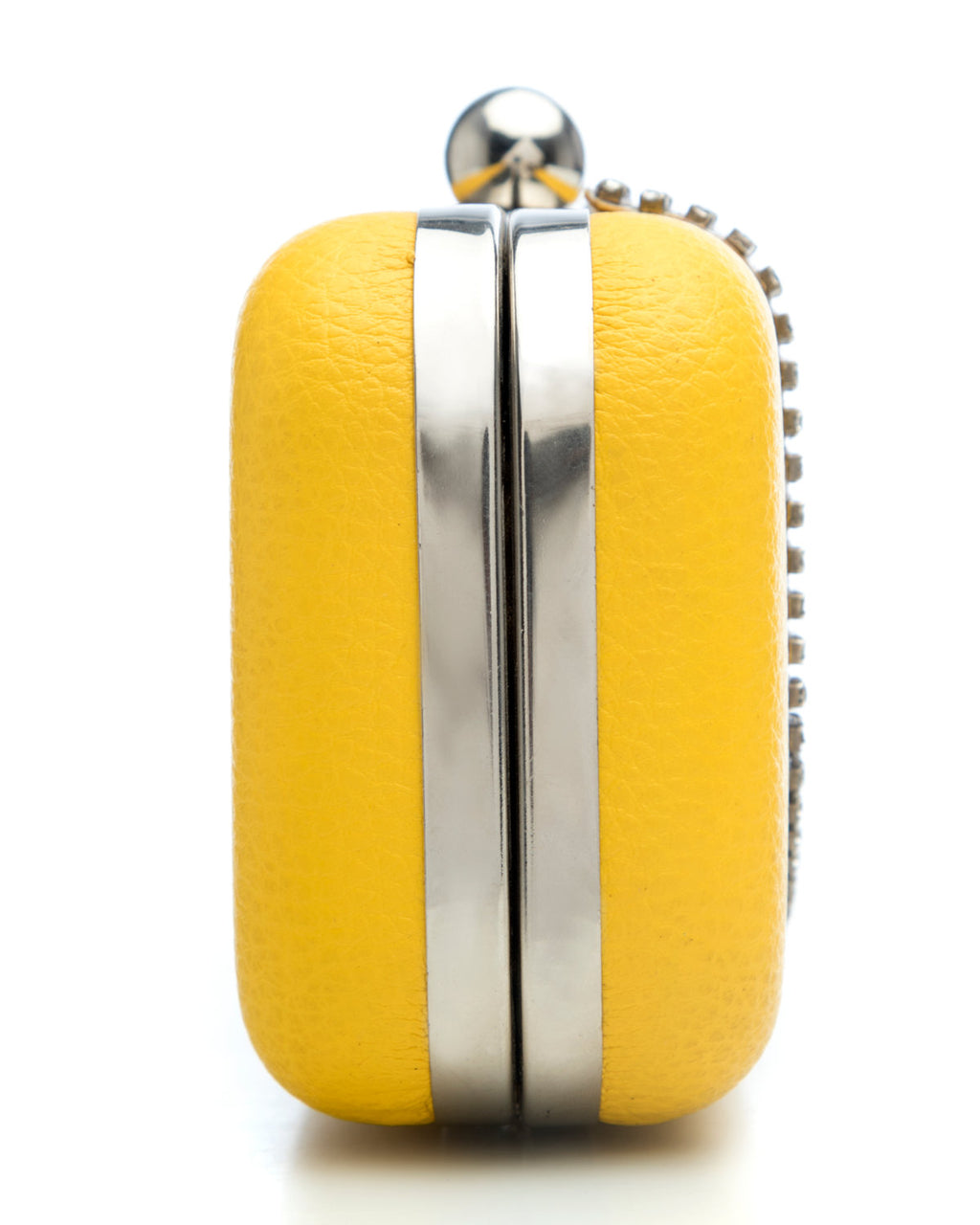 Yellow Embroidered Evening Clutch by CERENA Paris — styled