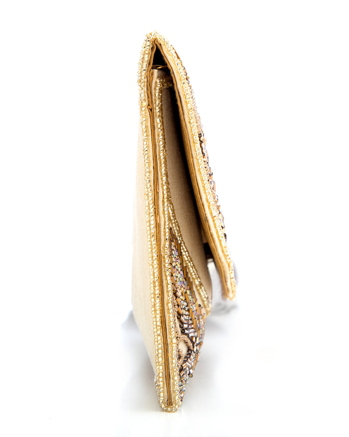 Embroidered Handbag by CERENA Paris — side view