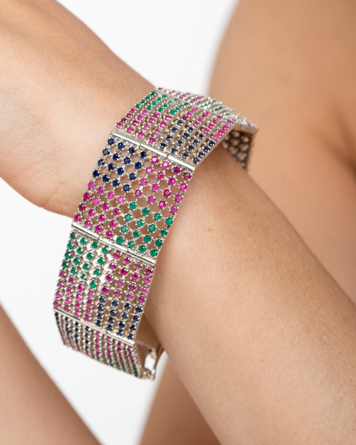 Openwork Cuff Bangle by CERENA Paris — styled
