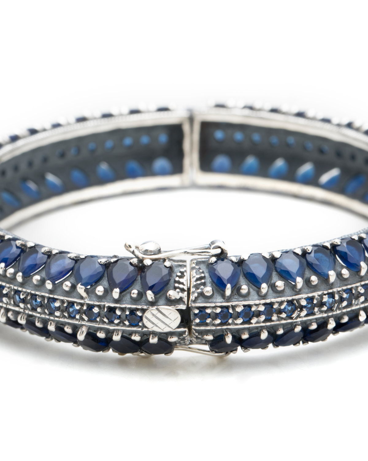 Blue Sapphire High Jewelry by CERENA Paris — front view