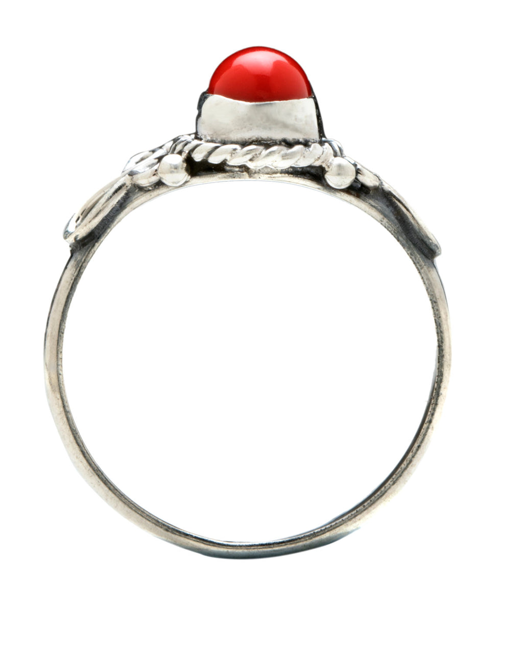 Silver Teardrop Hoop Earrings by CERENA Paris — detail
