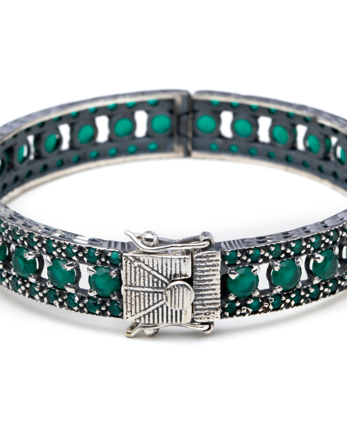 Green Emerald High Jewelry by CERENA Paris — front view
